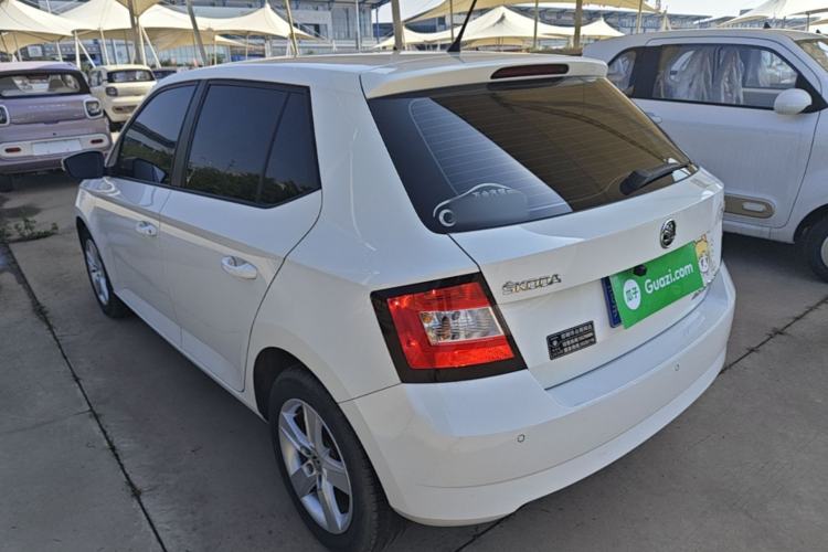 Used Skoda Fabia 2017 1.4L Automatic Car Enjoy Edition Rear Left 45 Deg
