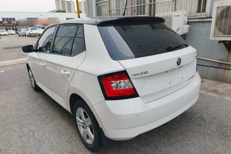 Used Skoda Fabia 2017 1.4L Automatic Car Enjoy Edition Rear Left 45 Deg