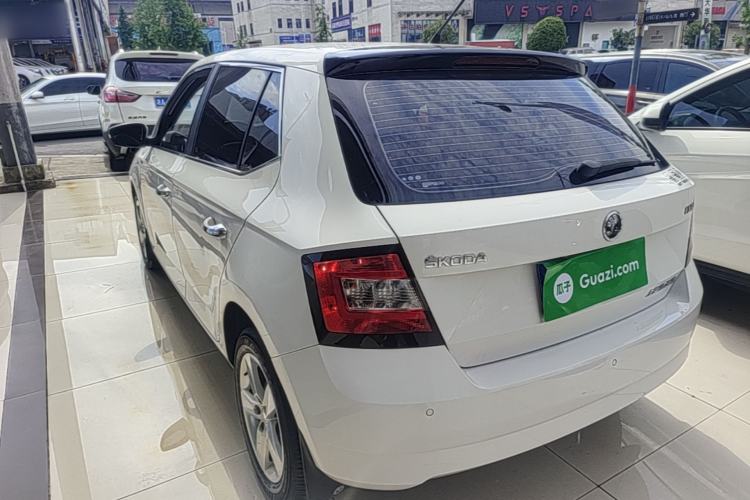 Used Skoda Fabia 2017 1.4L Automatic Car Enjoy Edition Rear Left 45 Deg
