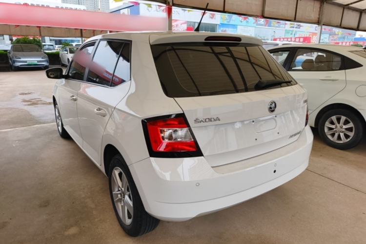 Used Skoda Fabia 2017 1.4L Automatic Car Enjoy Edition Rear Left 45 Deg