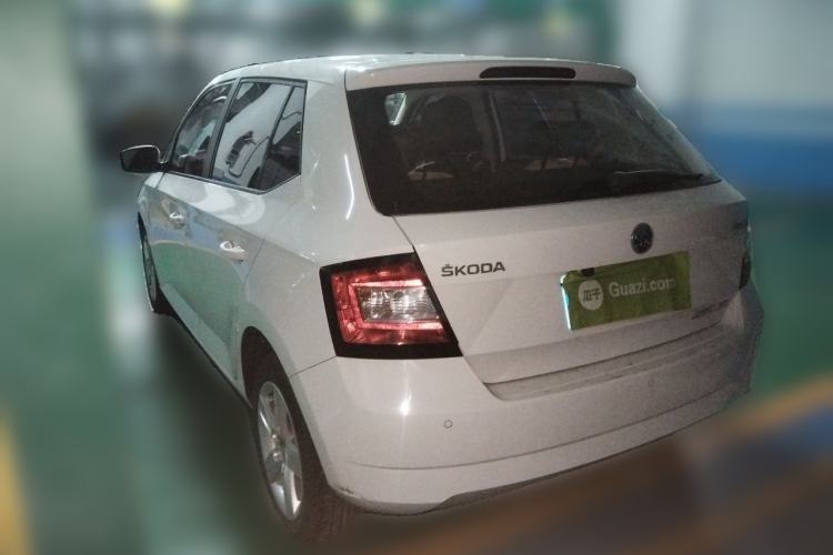 Used Skoda Fabia 2017 1.4L Automatic Car Enjoy Edition Rear Left 45 Deg