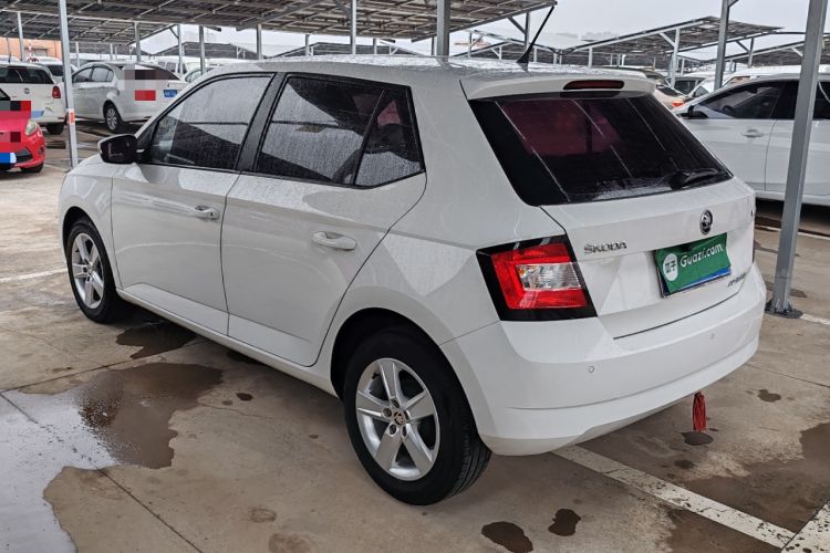 Used Skoda Fabia 2017 1.4L Automatic Car Enjoy Edition Rear Left 45 Deg