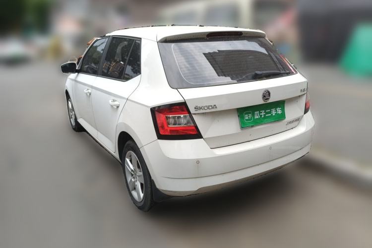 Used Skoda Fabia 2017 1.4L Automatic Car Enjoy Edition Rear Left 45 Deg