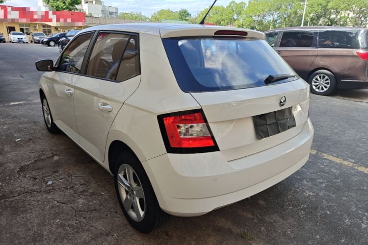Used Skoda Fabia 2017 1.4L Automatic Car Enjoy Edition Rear Left 45 Deg