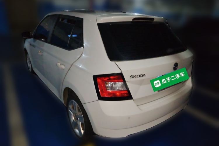 Used Skoda Fabia 2017 1.4L Automatic Car Enjoy Edition Rear Left 45 Deg