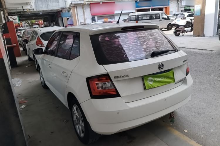 Used Skoda Fabia 2017 1.4L Automatic Car Enjoy Edition Rear Left 45 Deg