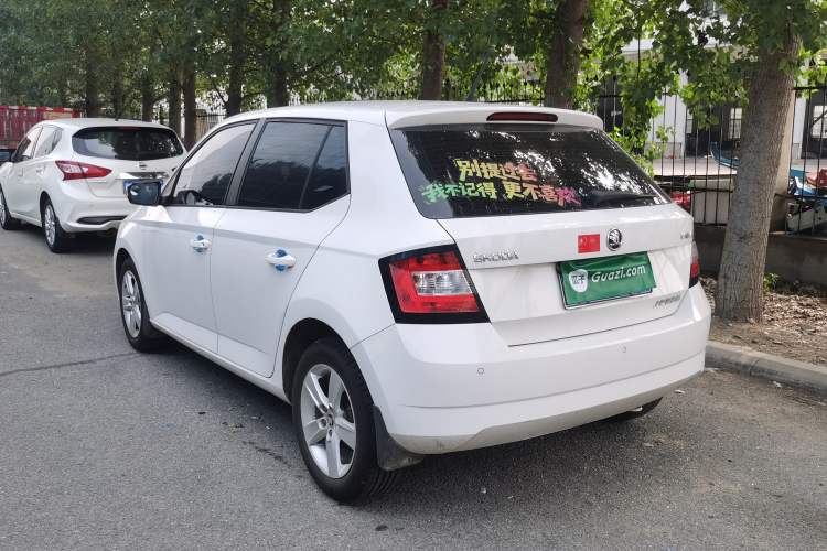 Used Skoda Fabia 2017 1.4L Automatic Car Enjoy Edition Rear Left 45 Deg