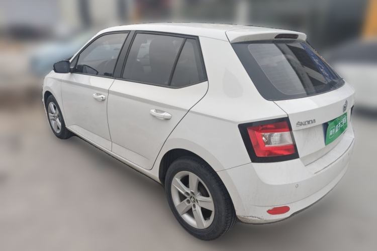 Used Skoda Fabia 2017 1.4L Automatic Car Enjoy Edition Rear Left 45 Deg