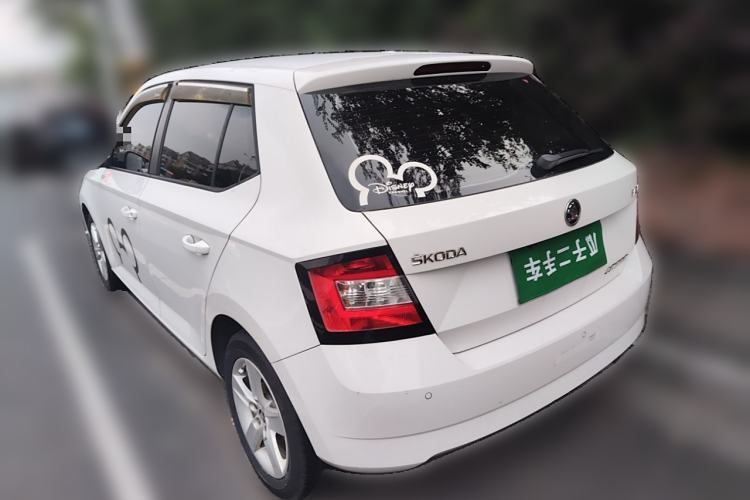 Used Skoda Fabia 2017 1.4L Automatic Car Enjoy Edition Rear Left 45 Deg