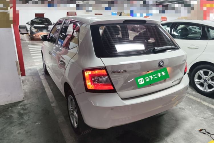 Used Skoda Fabia 2017 1.4L Automatic Car Enjoy Edition Rear Left 45 Deg