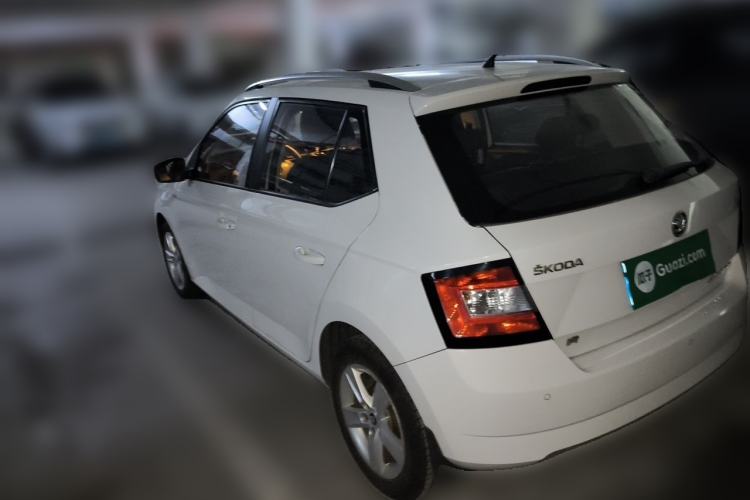 Used Skoda Fabia 2017 1.4L Automatic Car Enjoy Edition Rear Left 45 Deg