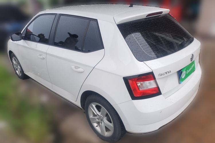 Used Skoda Fabia 2017 1.4L Automatic Car Enjoy Edition Rear Left 45 Deg