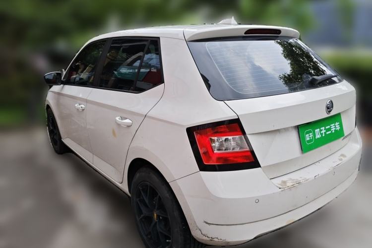 Used Skoda Fabia 2017 1.4L Automatic Car Enjoy Edition Rear Left 45 Deg