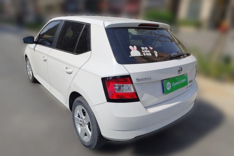Used Skoda Fabia 2017 1.4L Automatic Car Enjoy Edition Rear Left 45 Deg