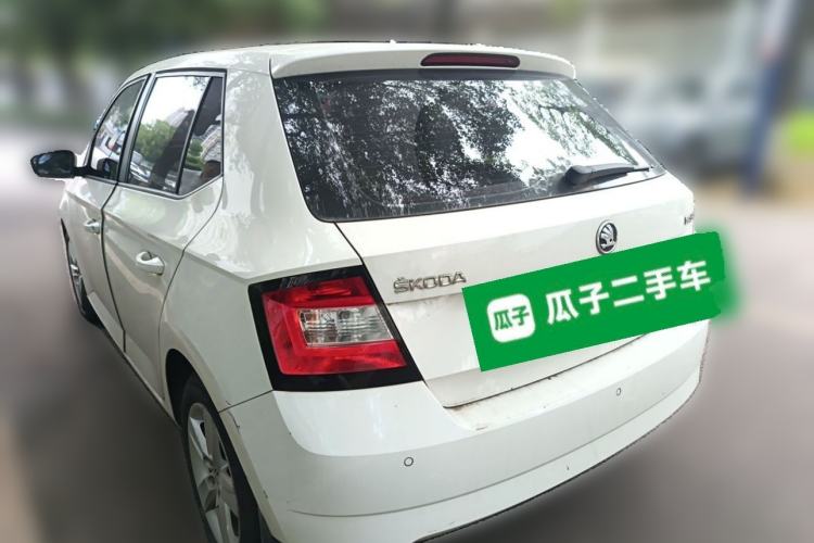 Used Skoda Fabia 2017 1.4L Automatic Car Enjoy Edition Rear Left 45 Deg
