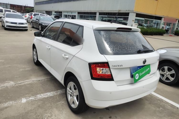 Used Skoda Fabia 2017 1.4L Automatic Car Enjoy Edition Rear Left 45 Deg