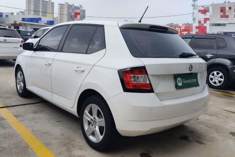 Used Skoda Fabia 2017 1.4L Automatic Car Enjoy Edition Rear Left 45 Deg