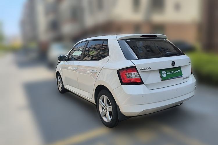 Used Skoda Fabia 2017 1.4L Automatic Car Enjoy Edition Rear Left 45 Deg
