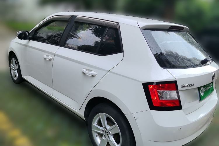 Used Skoda Fabia 2017 1.4L Automatic Car Enjoy Edition Rear Left 45 Deg