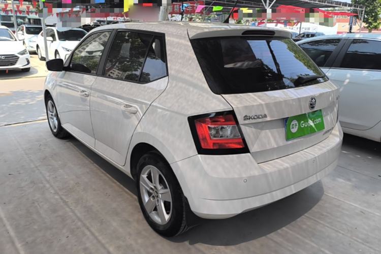 Used Skoda Fabia 2017 1.4L Automatic Car Enjoy Edition Rear Left 45 Deg