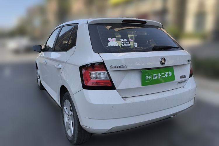 Used Skoda Fabia 2017 1.4L Automatic Car Enjoy Edition Rear Left 45 Deg
