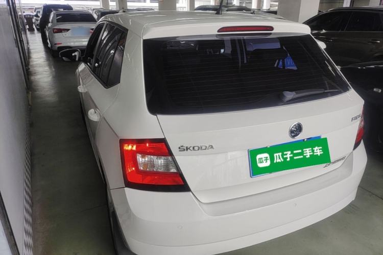 Used Skoda Fabia 2017 1.4L Automatic Car Enjoy Edition Rear Left 45 Deg
