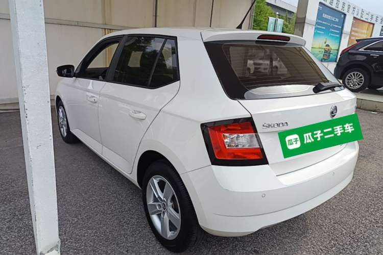 Used Skoda Fabia 2017 1.4L Automatic Car Enjoy Edition Rear Left 45 Deg