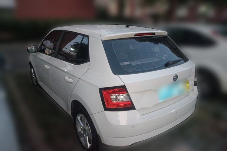 Used Skoda Fabia 2017 1.4L Automatic Car Enjoy Edition Rear Left 45 Deg