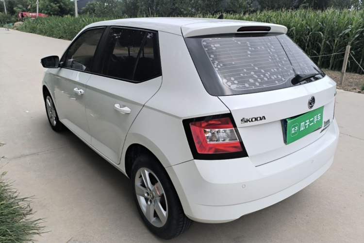 Used Skoda Fabia 2017 1.4L Automatic Car Enjoy Edition Rear Left 45 Deg