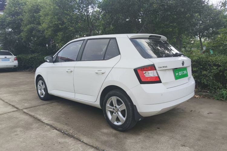 Used Skoda Fabia 2017 1.4L Automatic Car Enjoy Edition Rear Left 45 Deg