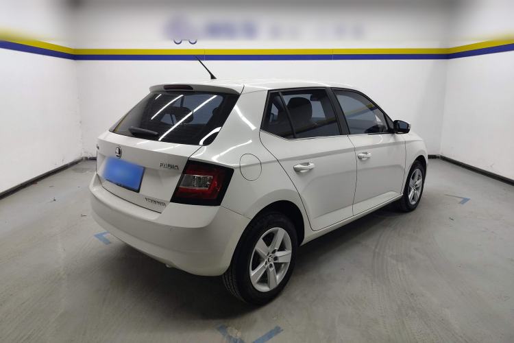 Used Skoda Fabia 2017 1.4L Automatic Car Enjoy Edition Rear Right 45 Deg