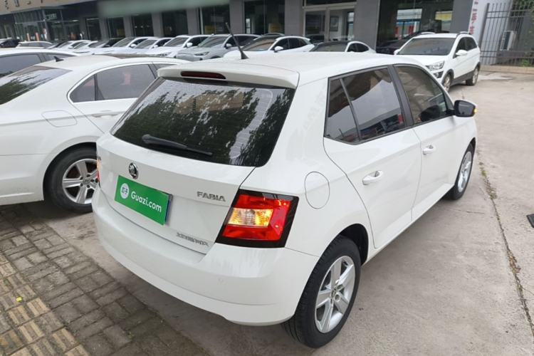 Used Skoda Fabia 2017 1.4L Automatic Car Enjoy Edition Rear Right 45 Deg