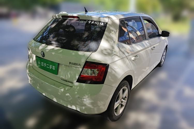 Used Skoda Fabia 2017 1.4L Automatic Car Enjoy Edition Rear Right 45 Deg