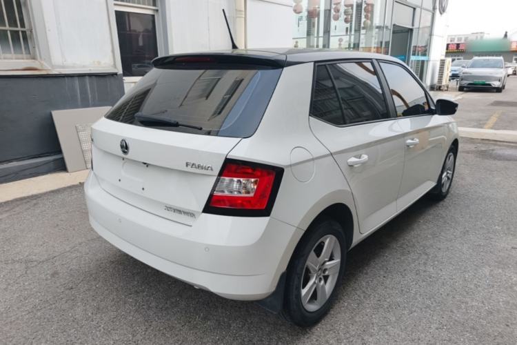Used Skoda Fabia 2017 1.4L Automatic Car Enjoy Edition Rear Right 45 Deg