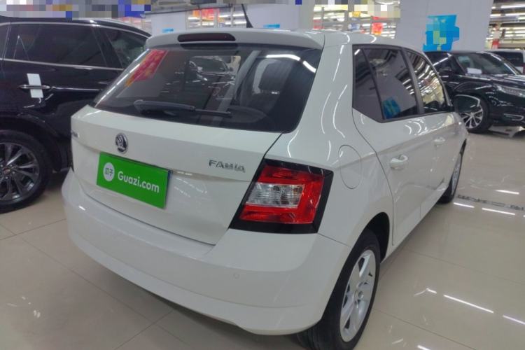Used Skoda Fabia 2017 1.4L Automatic Car Enjoy Edition Rear Right 45 Deg