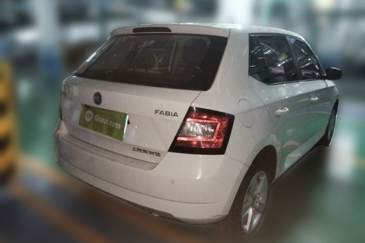 Used Skoda Fabia 2017 1.4L Automatic Car Enjoy Edition Rear Right 45 Deg