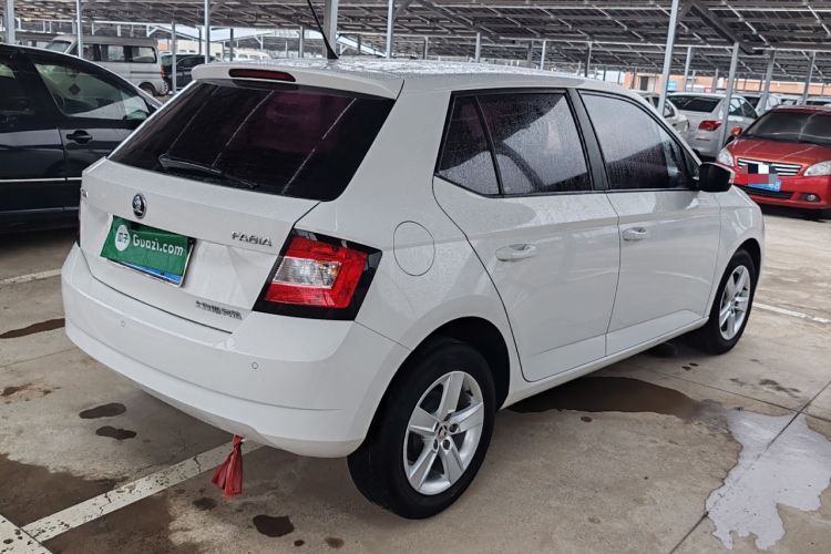 Used Skoda Fabia 2017 1.4L Automatic Car Enjoy Edition Rear Right 45 Deg