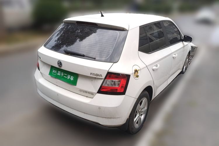 Used Skoda Fabia 2017 1.4L Automatic Car Enjoy Edition Rear Right 45 Deg