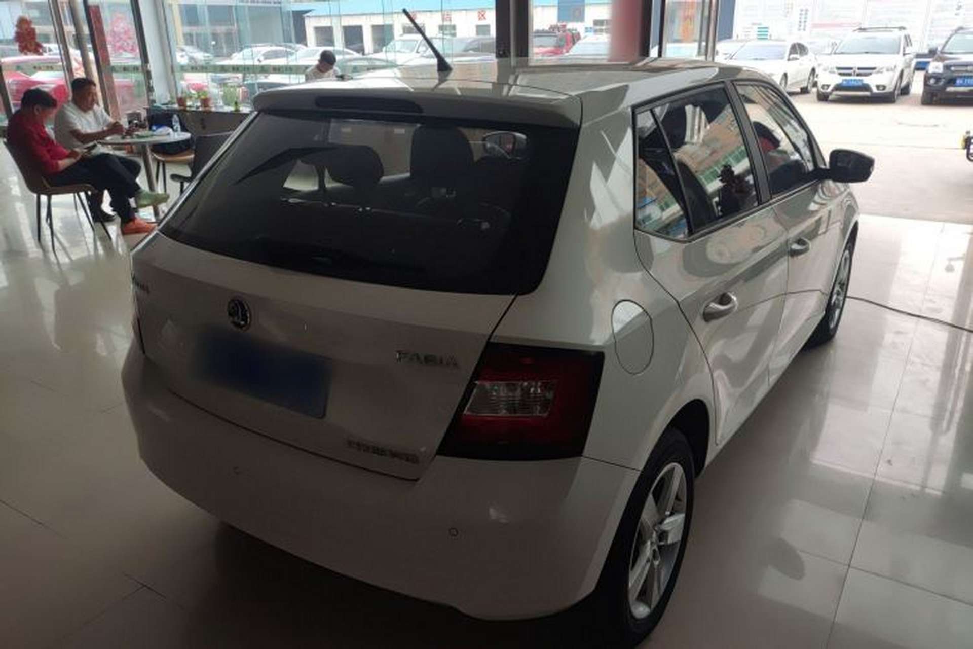 Used Skoda Fabia 2017 1.4L Automatic Car Enjoy Edition Rear Right 45 Deg