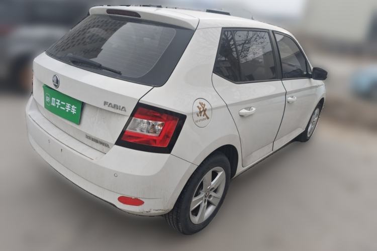 Used Skoda Fabia 2017 1.4L Automatic Car Enjoy Edition Rear Right 45 Deg