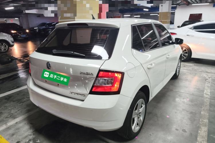Used Skoda Fabia 2017 1.4L Automatic Car Enjoy Edition Rear Right 45 Deg