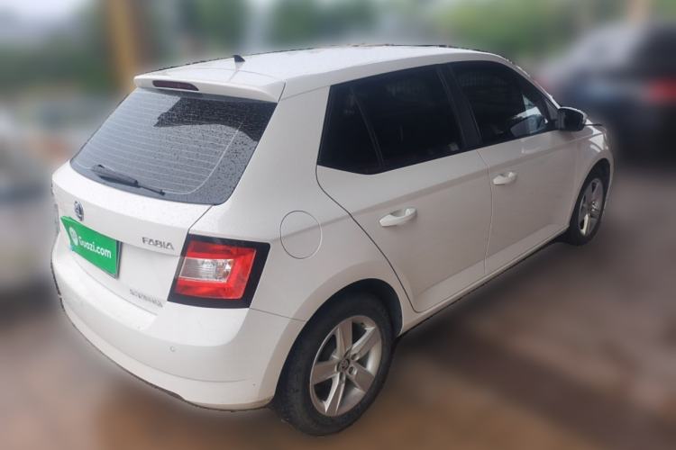 Used Skoda Fabia 2017 1.4L Automatic Car Enjoy Edition Rear Right 45 Deg
