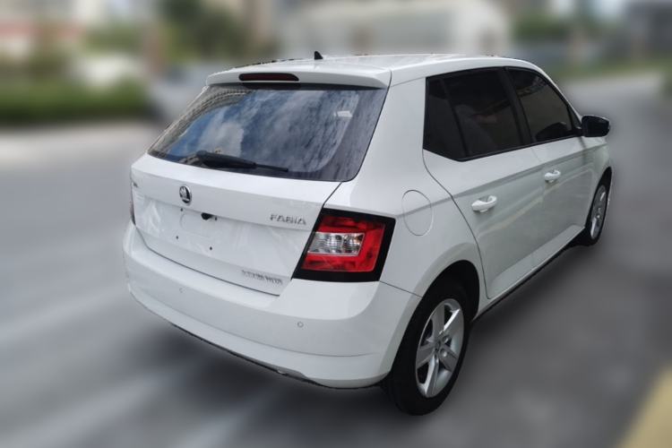 Used Skoda Fabia 2017 1.4L Automatic Car Enjoy Edition Rear Right 45 Deg