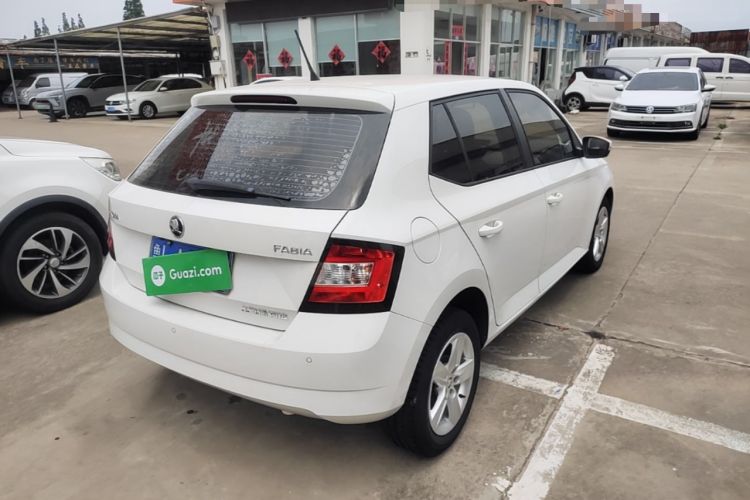 Used Skoda Fabia 2017 1.4L Automatic Car Enjoy Edition Rear Right 45 Deg