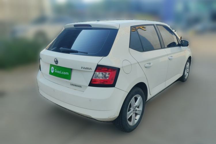 Used Skoda Fabia 2017 1.4L Automatic Car Enjoy Edition Rear Right 45 Deg