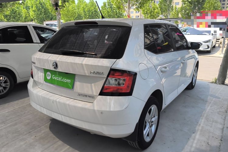 Used Skoda Fabia 2017 1.4L Automatic Car Enjoy Edition Rear Right 45 Deg