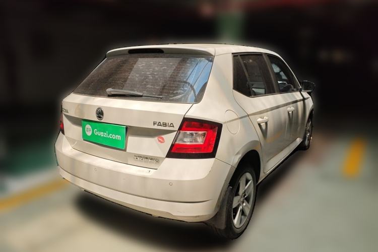 Used Skoda Fabia 2017 1.4L Automatic Car Enjoy Edition Rear Right 45 Deg
