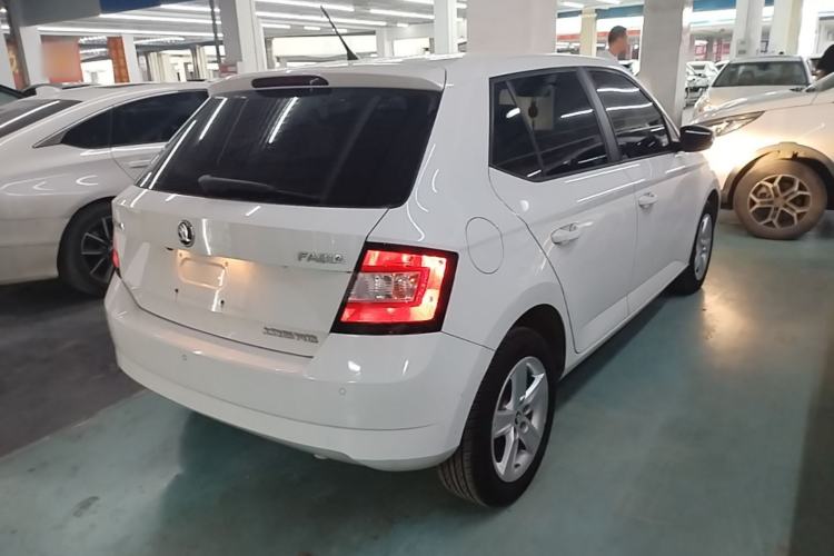 Used Skoda Fabia 2017 1.4L Automatic Car Enjoy Edition Rear Right 45 Deg