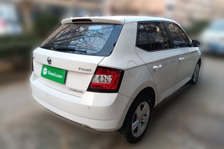 Used Skoda Fabia 2017 1.4L Automatic Car Enjoy Edition Rear Right 45 Deg