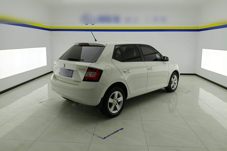 Used Skoda Fabia 2017 1.4L Automatic Car Enjoy Edition Rear Right 45 Deg